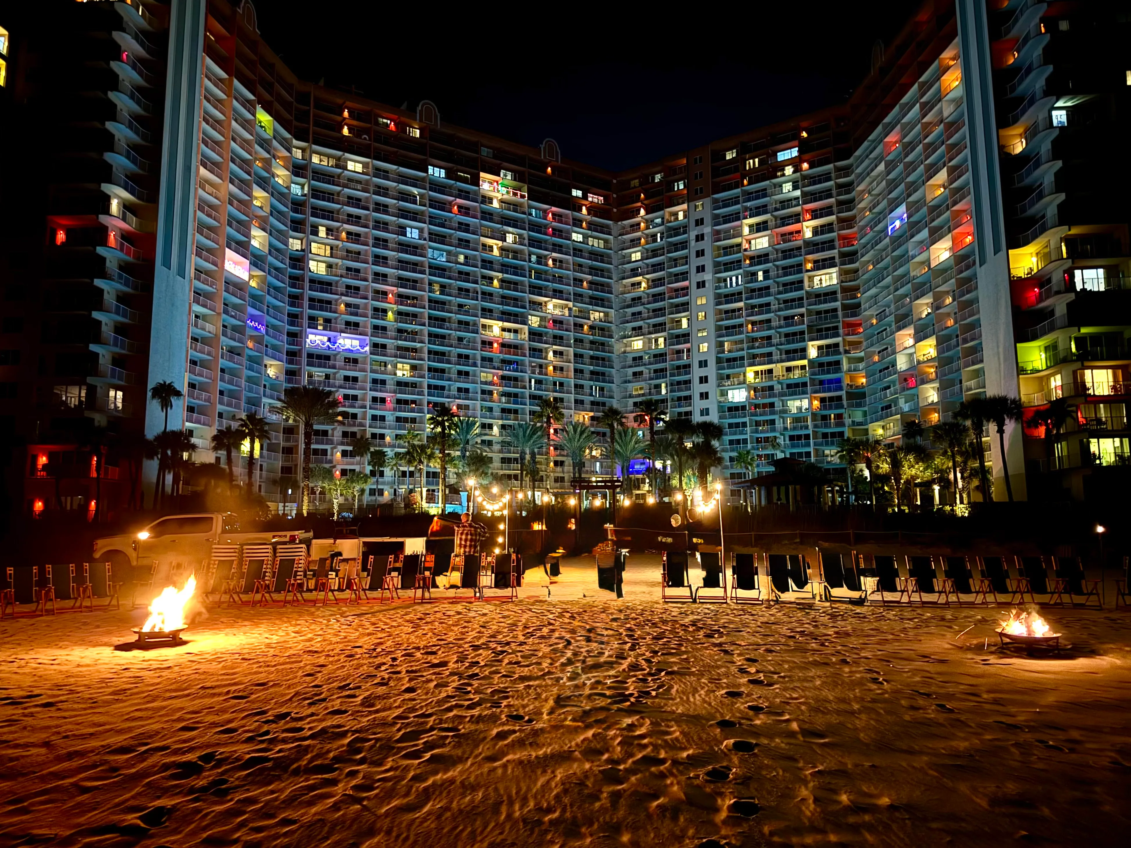 Direct beachfront access at Shores of Panama Resort